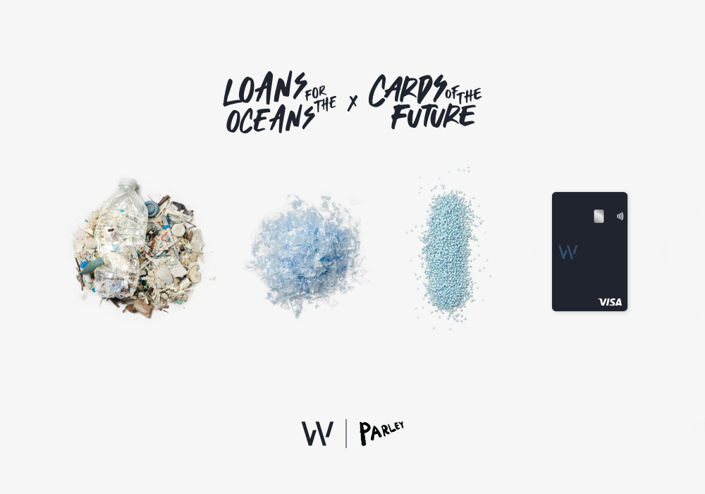 WLTH Releases First Of Its Kind Upcycled Parley Ocean Plastic VISA Cards