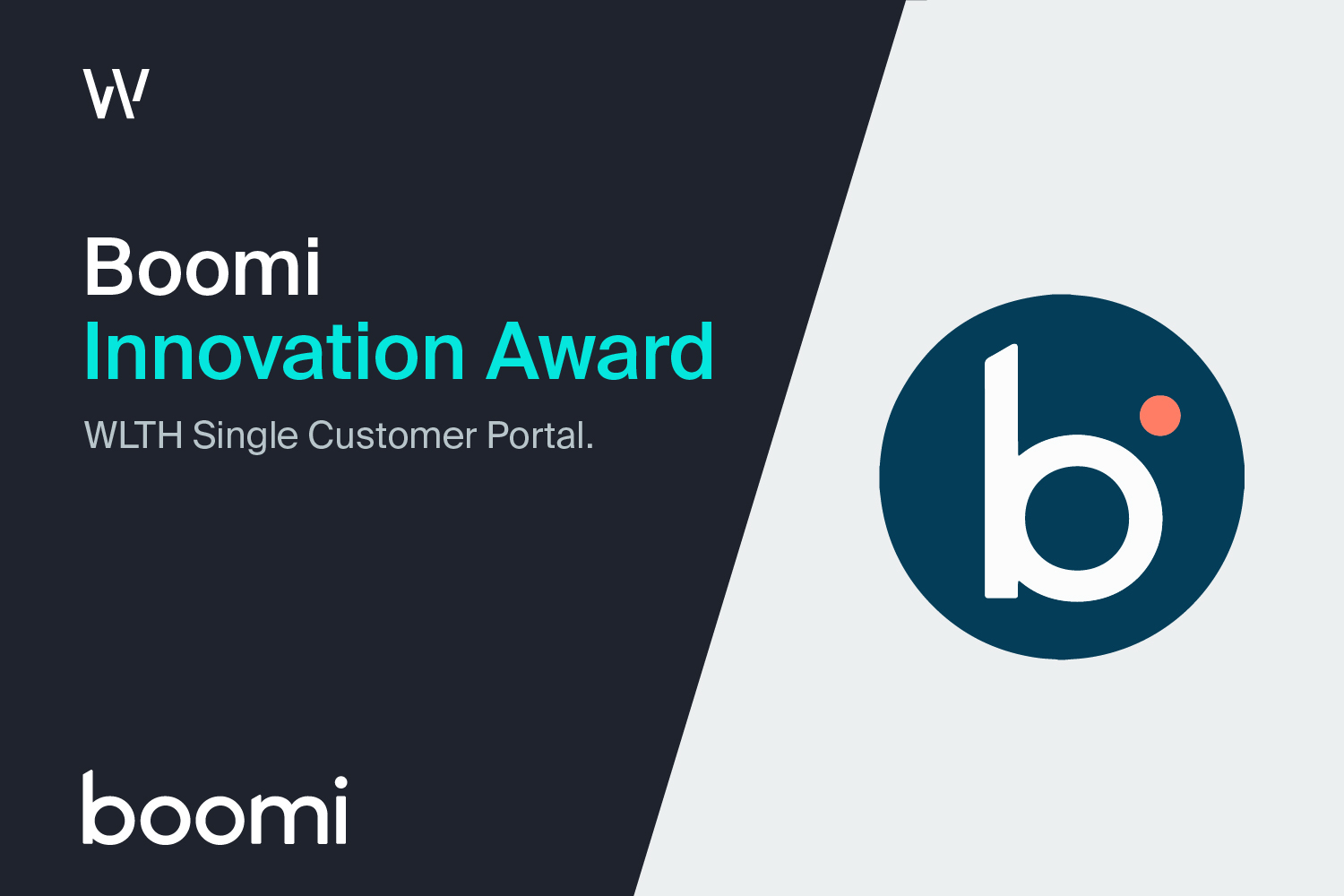 WLTH Wins A Boomi Innovation Award For Its Single Customer Portal
